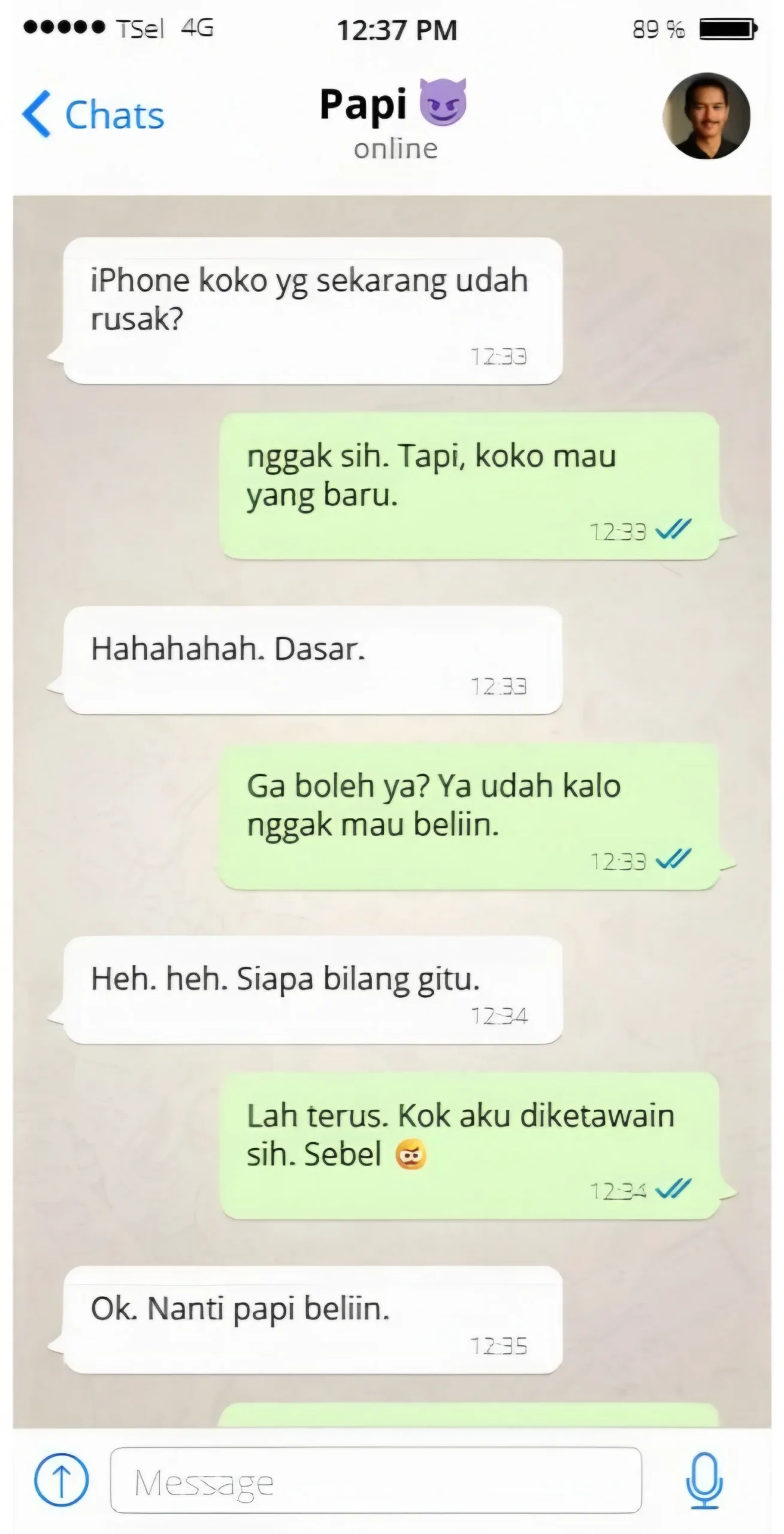 "Papi, Koko Mau Hape Baru" - Gambar 5